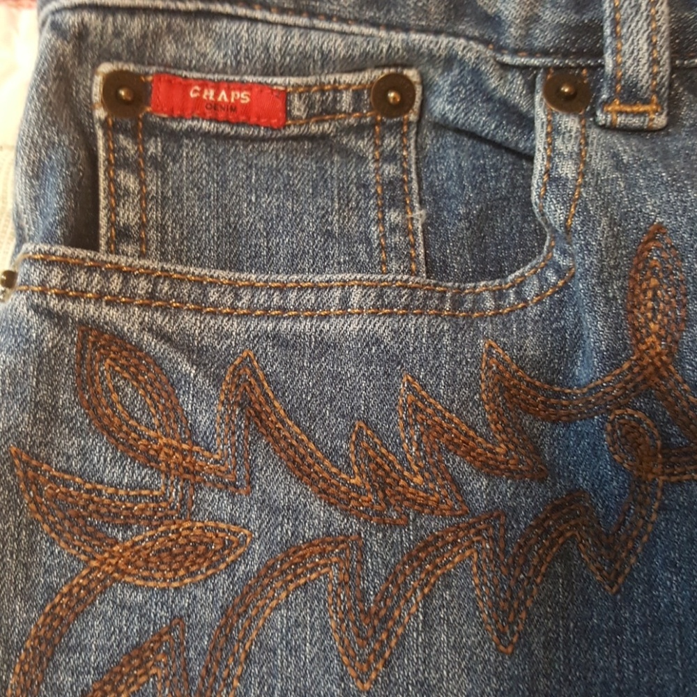 Chaps Embroidered Denims